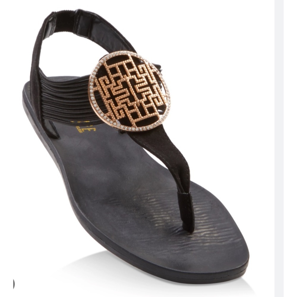 🌟Rogue Metallic Detail Corded Thong Sandals🌟 NWT